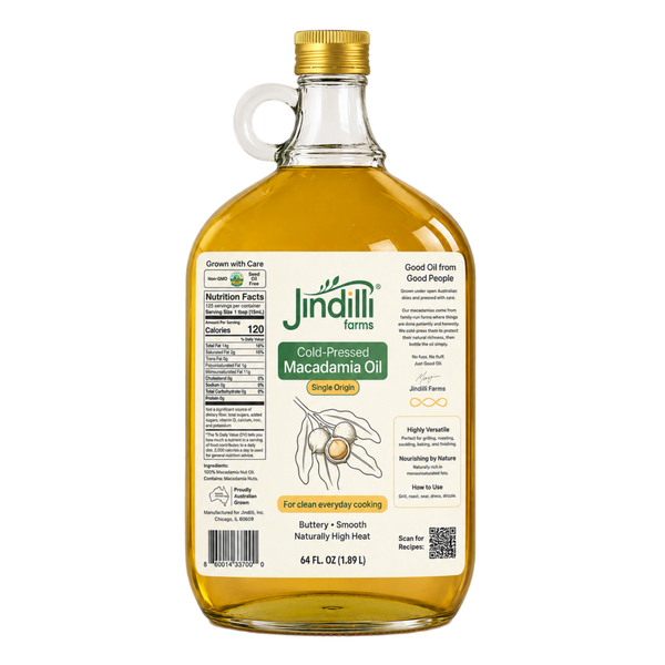 Jindilli Farms Macadamia Cooking Oil –2L REFILL